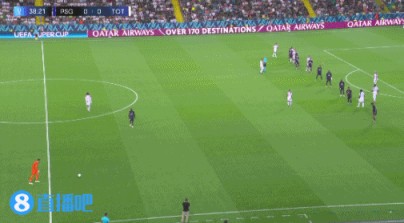 热刺1-0领先巴黎！帕利尼亚凌空中框，范德文补射破门